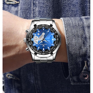 Foto 3 | Reloj Impermeable Y No Mecánico Con Esfera Grande De 44 Mm - Venta Internacional.