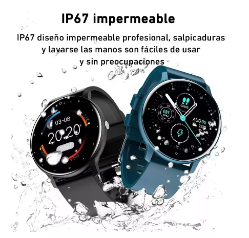 Foto 5 pulgar | Smartwatch Deportivo Wünd  Impermeable Con Bluetooth Y Llamadas Caja, Correa Y Bisel Azul