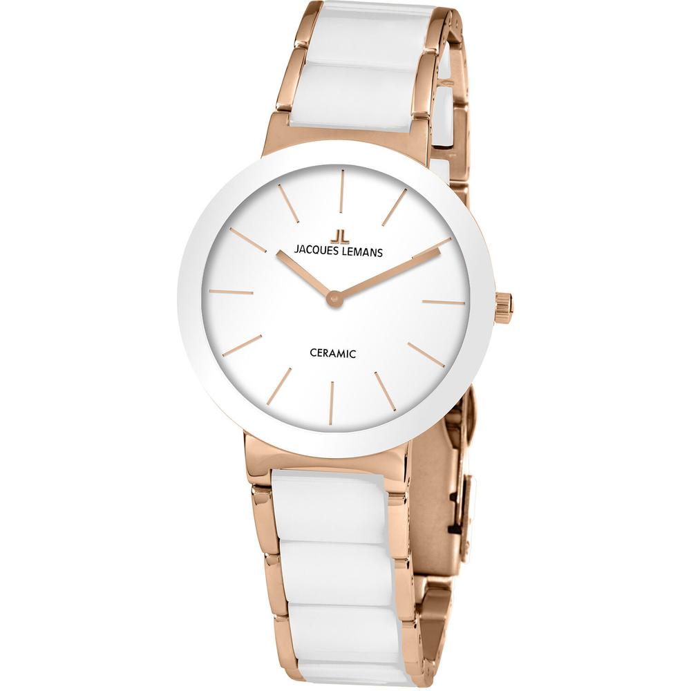 Foto 2 pulgar | Reloj Jacques Lemans 42-8d Unisex Ceramica-blanco