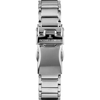 Foto 4 | Reloj Jacques Lemans 42-8a Ceramic Cáratula Negra Con Detalles Plateados-negro