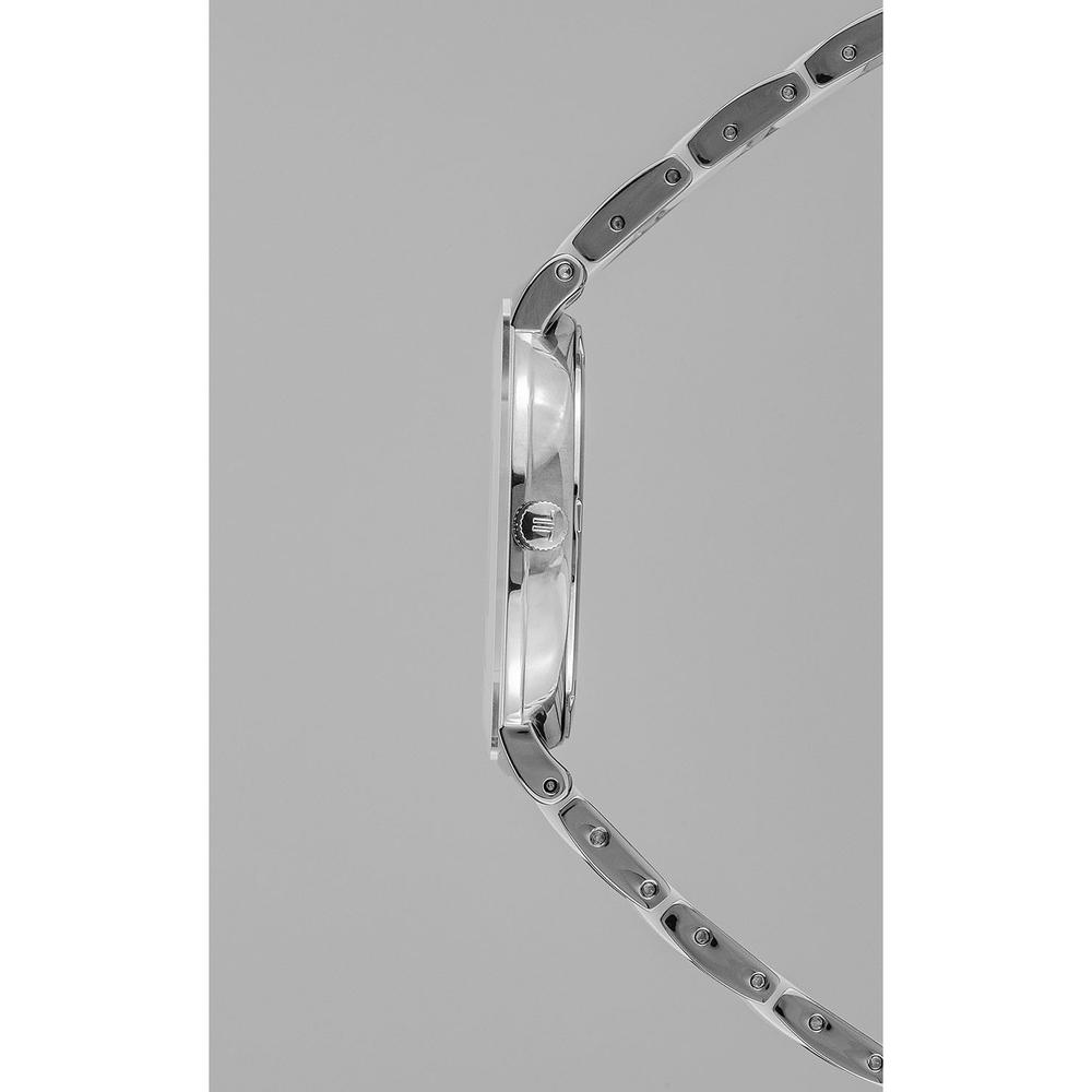 Foto 4 pulgar | Reloj Jacques Lemans 42-8b Ceramic Cáratula Blanca Con Detalles Plateados-blanco