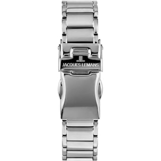 Foto 4 | Reloj Jacques Lemans 42-8b Ceramic Cáratula Blanca Con Detalles Plateados-blanco