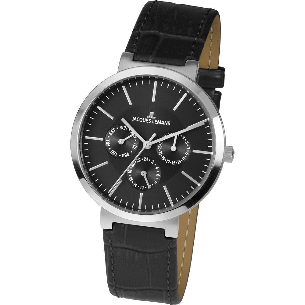 Foto 2 pulgar | Reloj Jacques Lemans 1-1950a Milano Casual-negro