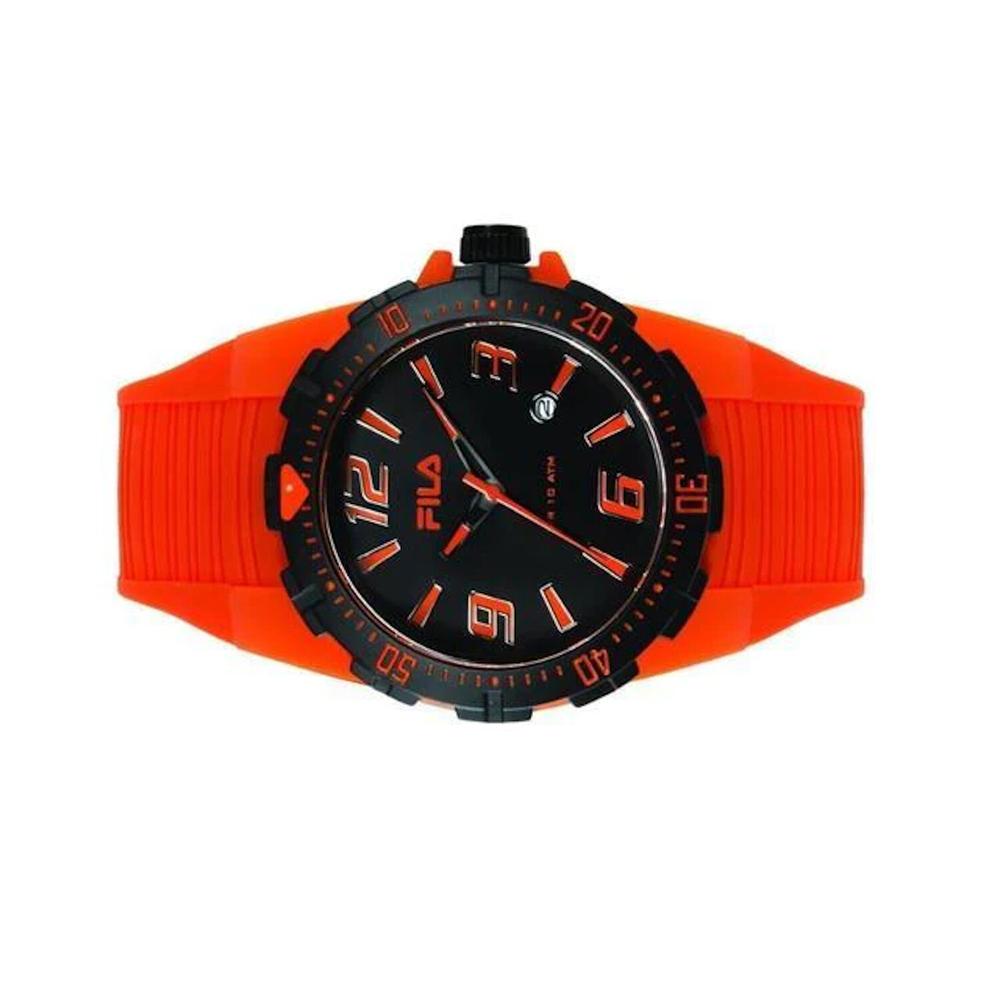 Foto 3 pulgar | Reloj Fila 38-023-003 Filastyle con Fecha Naranja