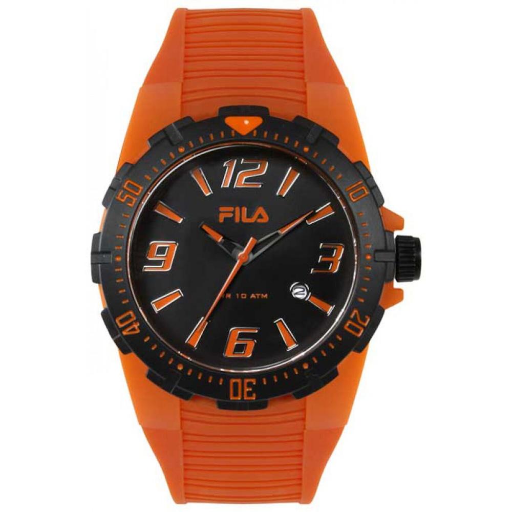 Foto 4 pulgar | Reloj Fila 38-023-003 Filastyle con Fecha Naranja