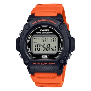 Foto 1 | Reloj Casio W-219h-4avcf Illuminator Cronógrafo Negro