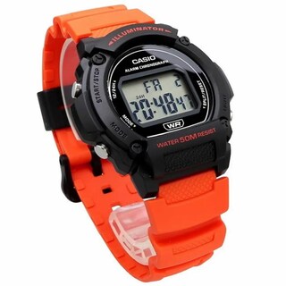 Foto 2 | Reloj Casio W-219h-4avcf Illuminator Cronógrafo Negro