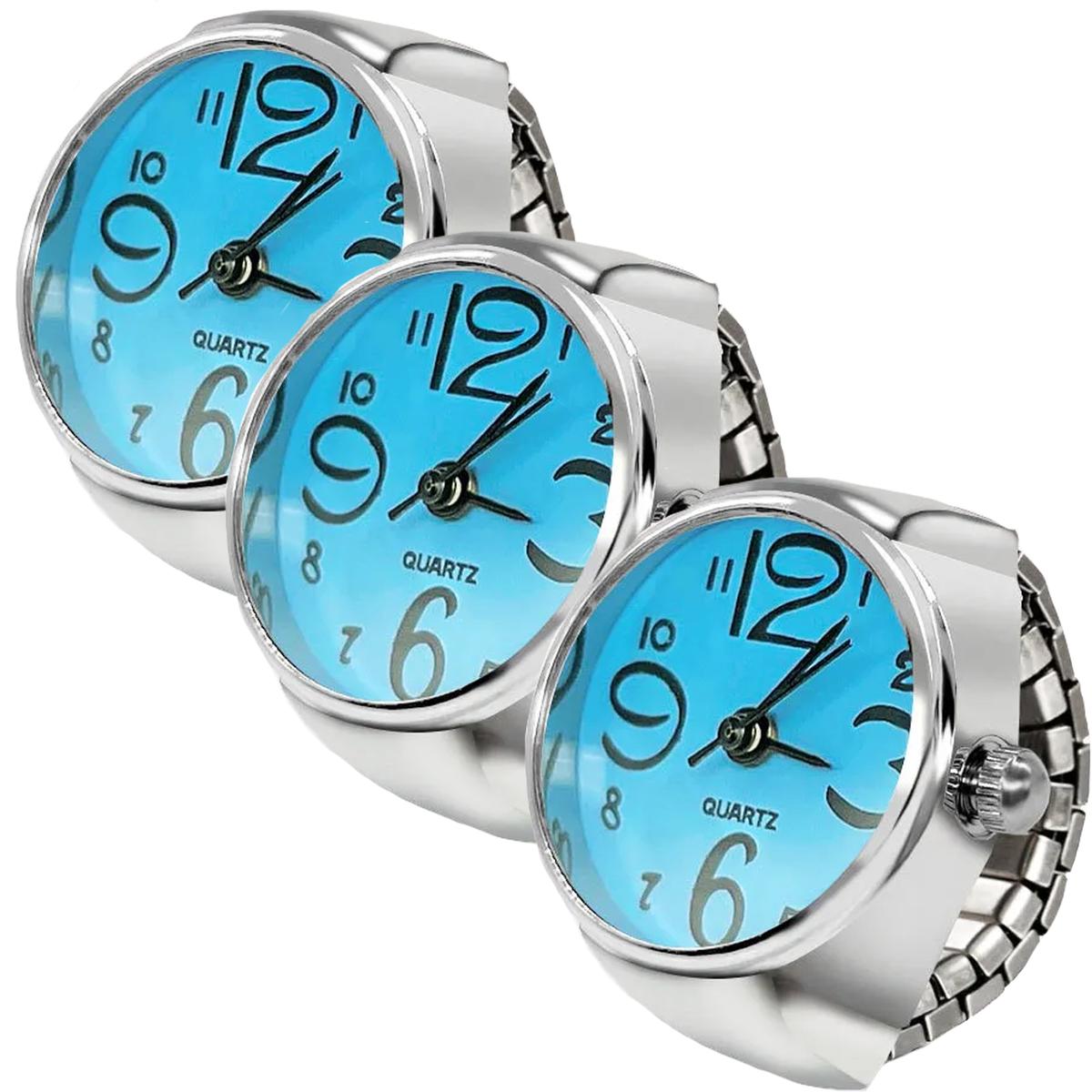 Reloj Flexible High Monaco Mxtrb-003 3 Piezas Plata Y Azul