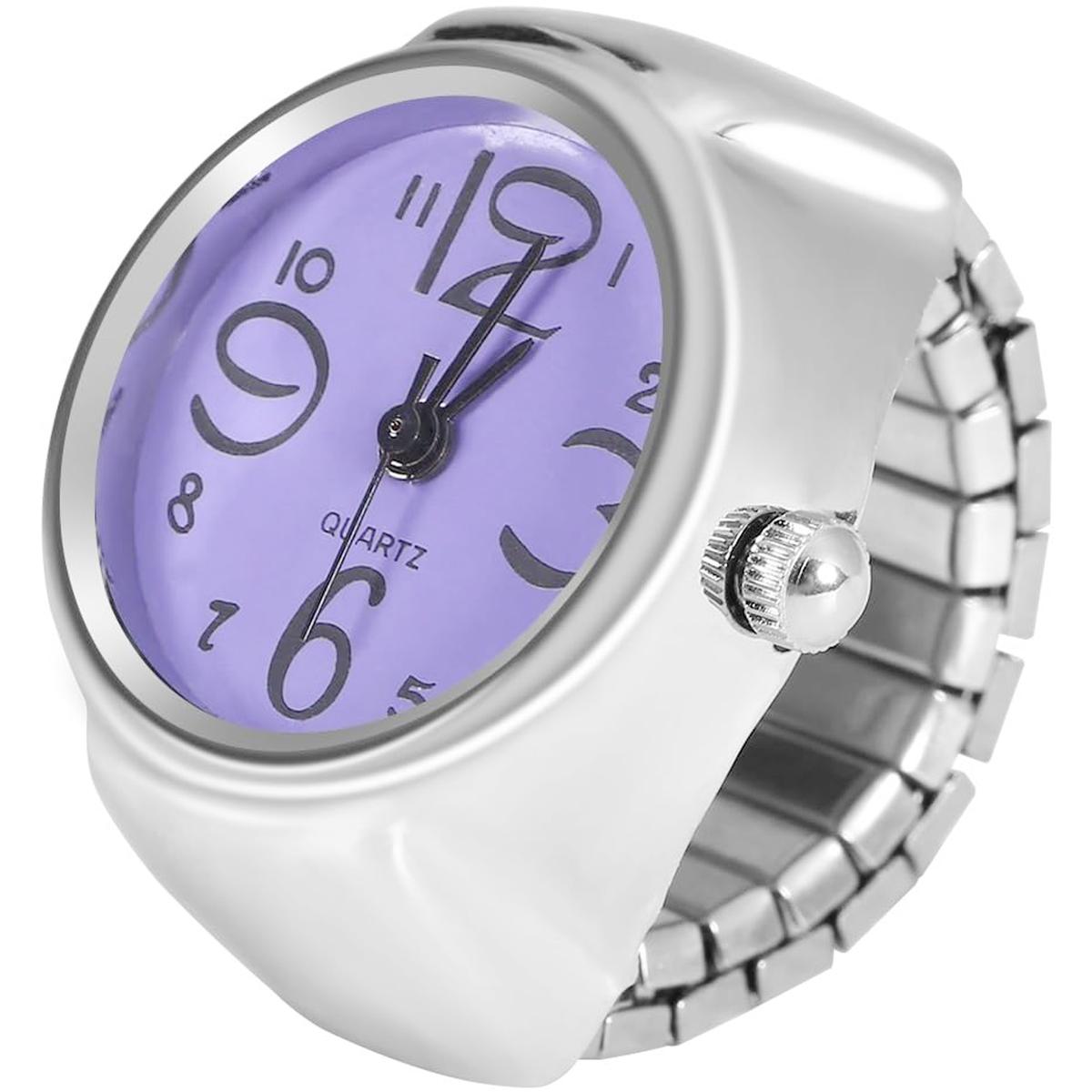 Foto 4 pulgar | Accesorio Anillo Reloj High Monaco Mxtlp-005 5 Piezas Plata Y Morado