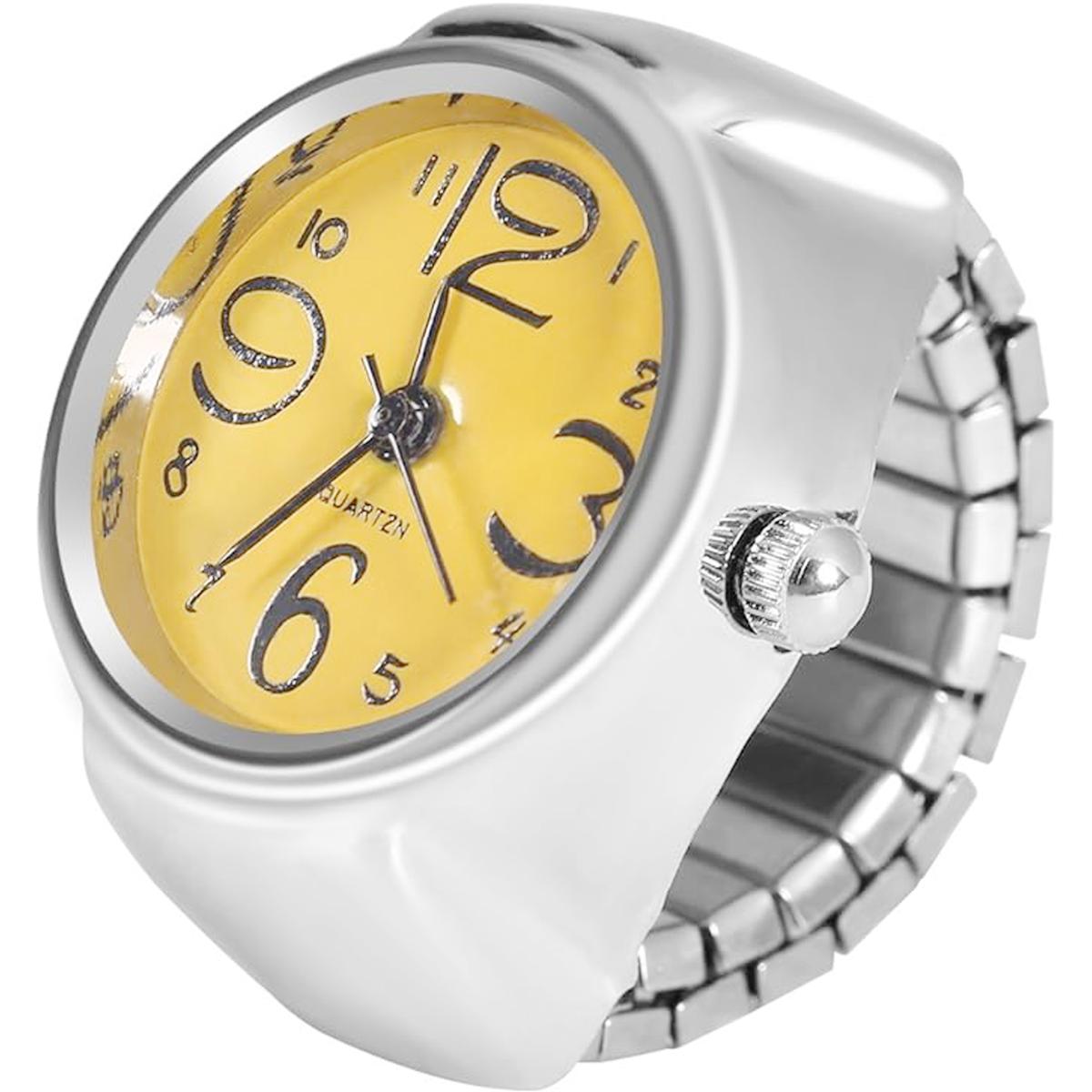 Anillo Elástico Reloj Amarillo High Monaco Mxtww-001 1 Pieza Plata Y Amarillo