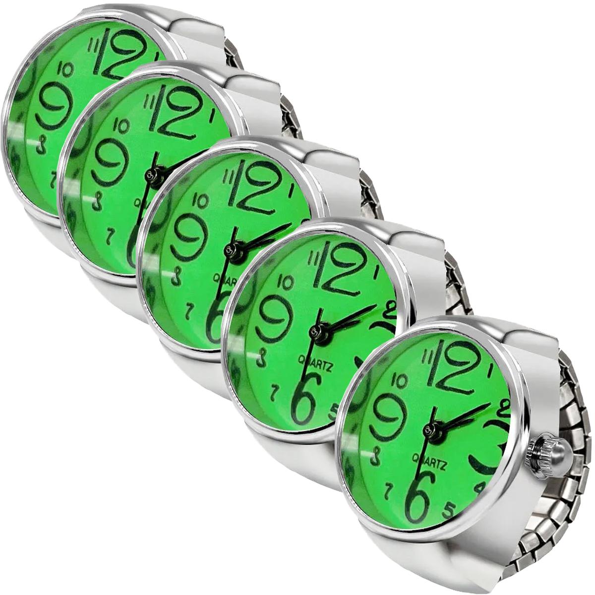 Foto 2 pulgar | Accesorio Con Reloj Verde High Monaco Mxtgg-005 5 Piezas Plata Y Verde