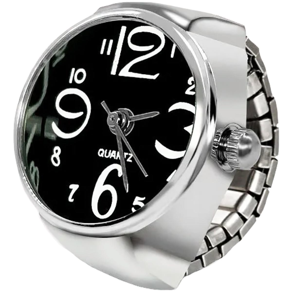 Foto 4 pulgar | Reloj Analógico High Monaco Mxtks-002 2 Piezas Plata Y Negro