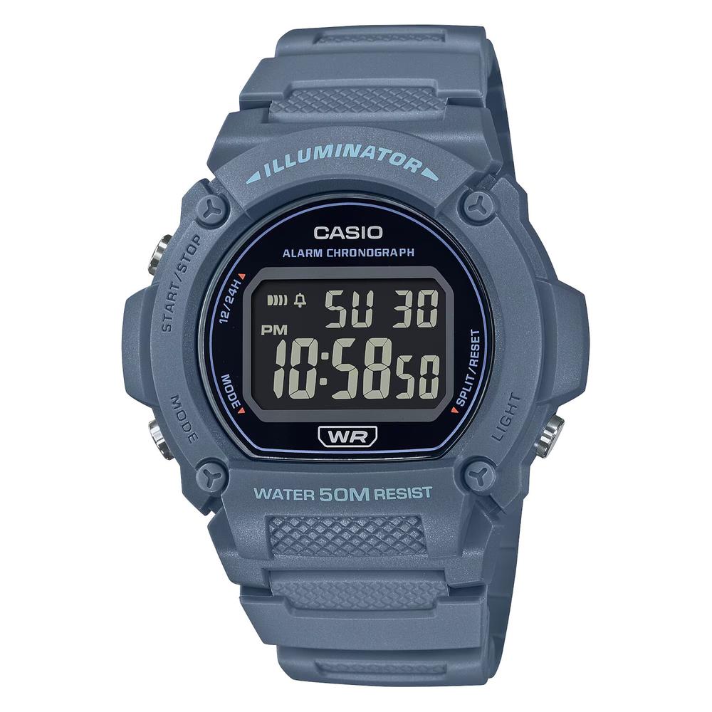 Reloj Casio W-219hc-2bvcf Illuminator Azul