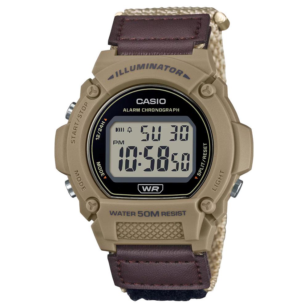 Reloj Casio W-219hb-5avcf Illuminator Beige