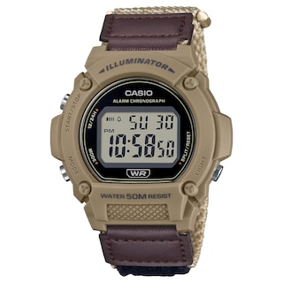 Foto 1 | Reloj Casio W-219hb-5avcf Illuminator Beige