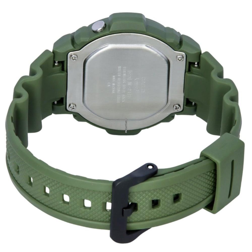 Foto 3 | Reloj Casio W-219hc-3bvcf Illuminator Verde