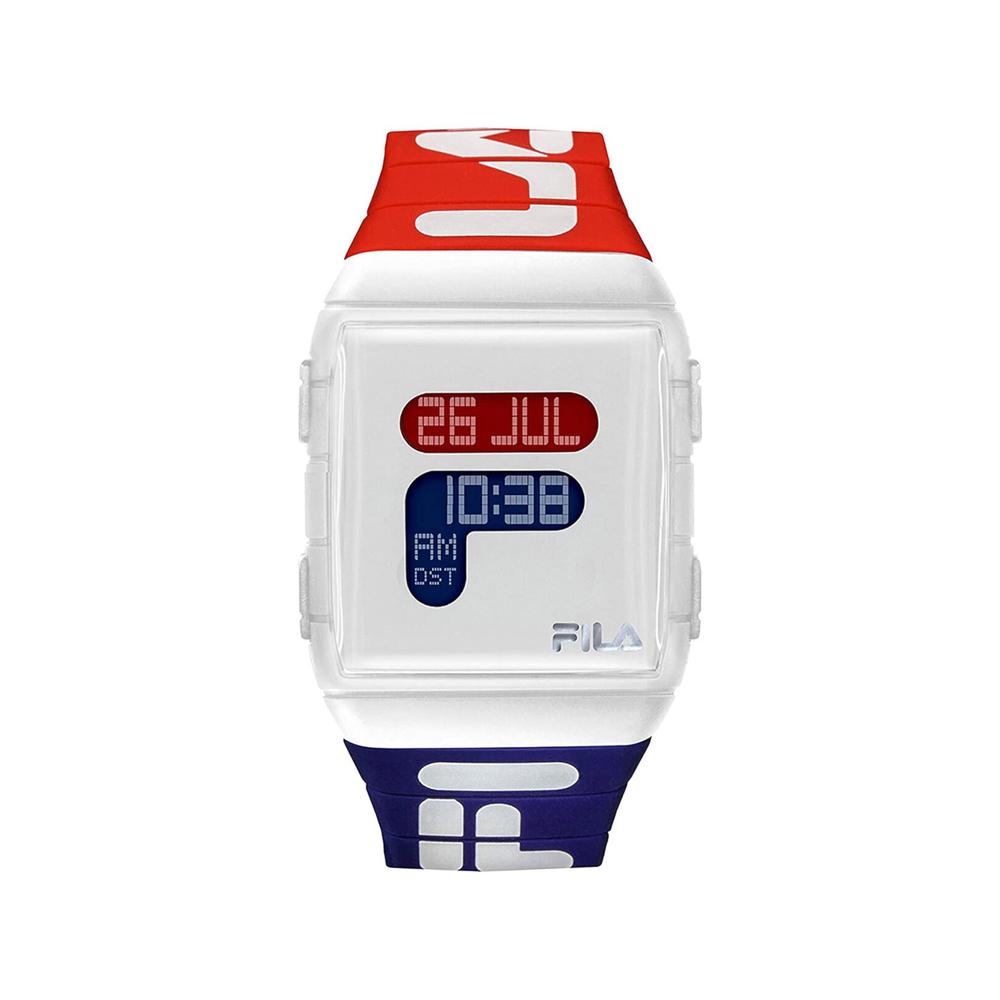 Foto 2 pulgar | Reloj Fila 38-105-005 Filastyle World Time Alarma/luz/calendario-blanco