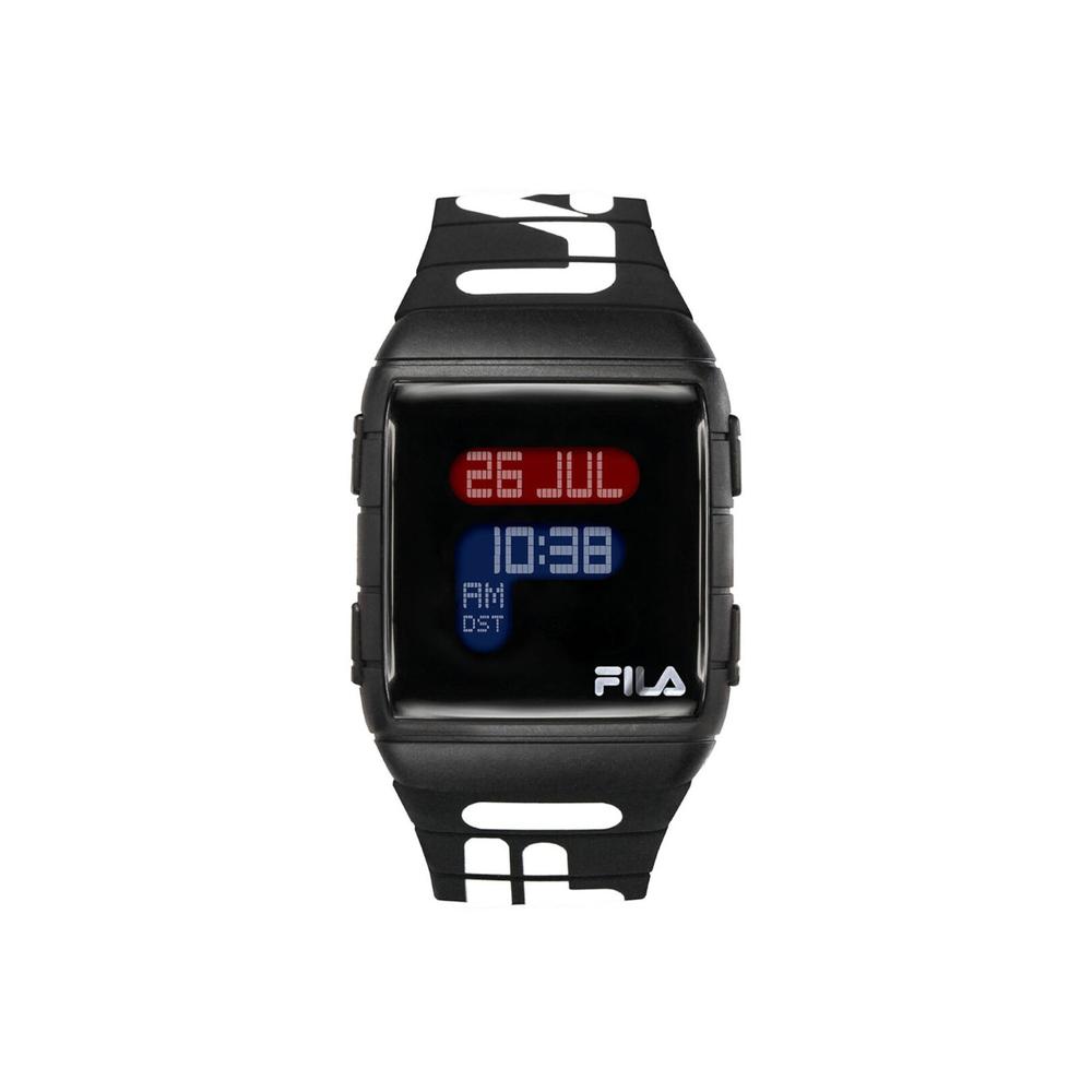 Foto 1 | Reloj Fila 38-105-006 Filastyle World Time Alarma/luz/calendario-negro