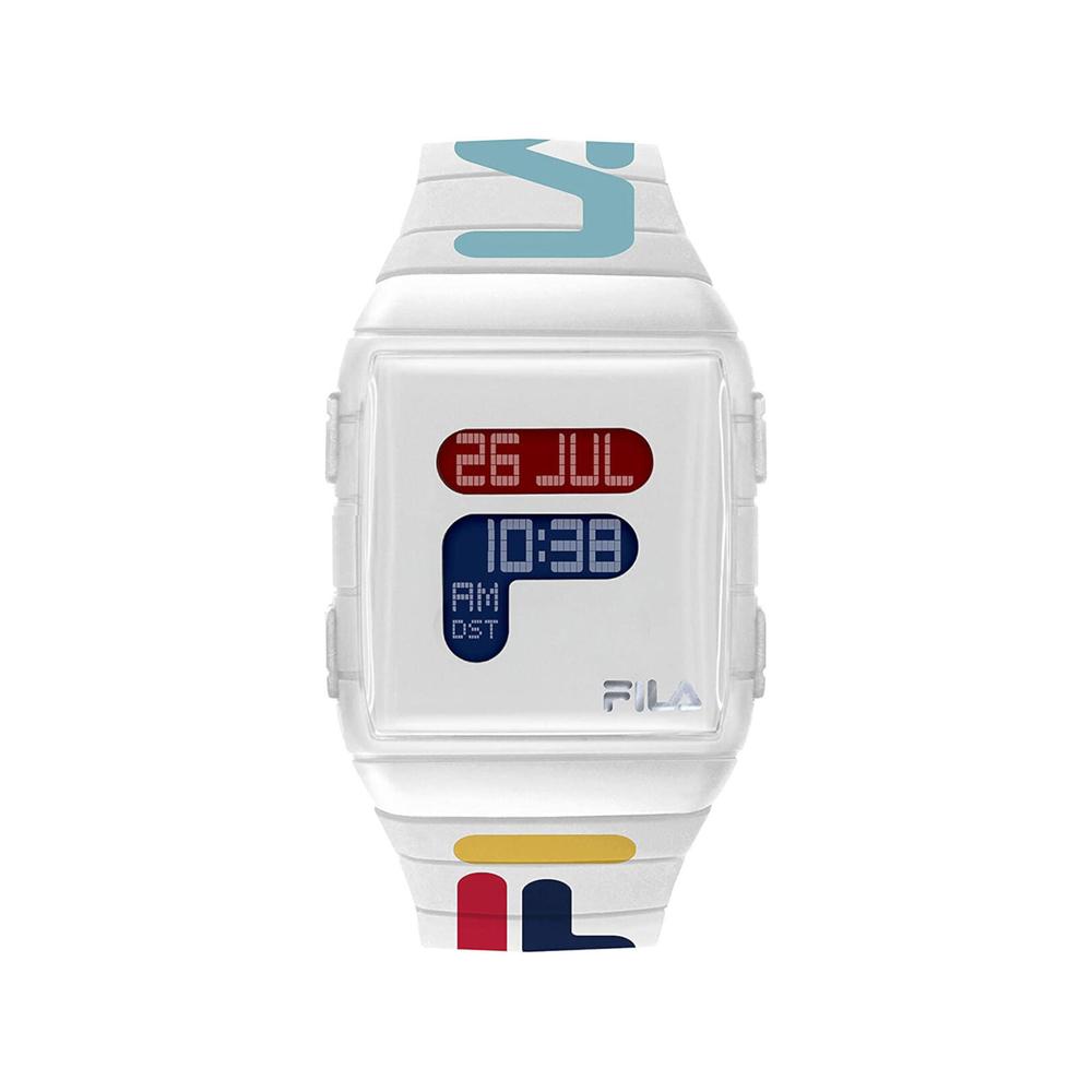 Foto 2 pulgar | Reloj Fila 38-105-007 Filastyle World Time Alarma/luz/calendario-blanco