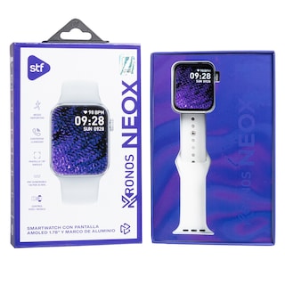 Foto 7 | Smartwatch STF Kronos Neox 1.78 Pulgadas Amoled Resistencia al Agua IP67 Blanco