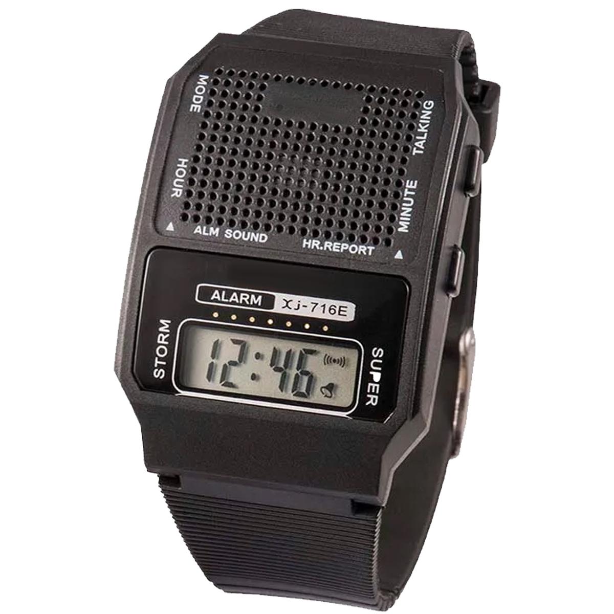 Reloj Parlante Fullmedix Mxppw-001 Negro