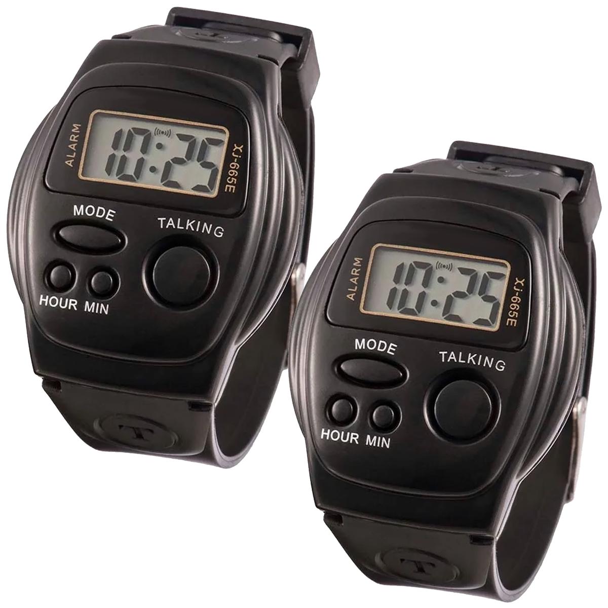 Reloj para Ciegos Fullmedix Mxttj-002 2 Piezas Negro