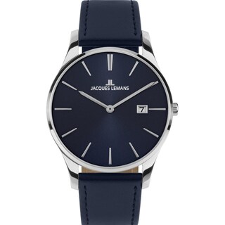 Foto 1 | Reloj Jacques Lemans 1-2122C London Fechador Azul