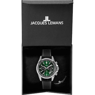 Foto 4 | Reloj Jacques Lemans 1-2117T Negro Resistente al Agua 200 m Unisex