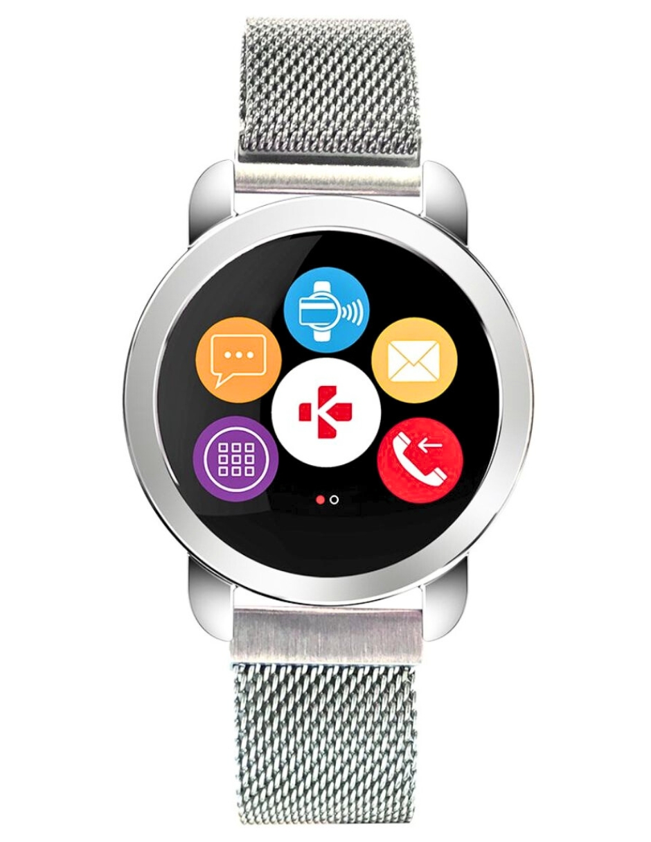 Reloj Inteligente Zecircle 2 De Acero Inoxidable Mykronoz Color Plateado