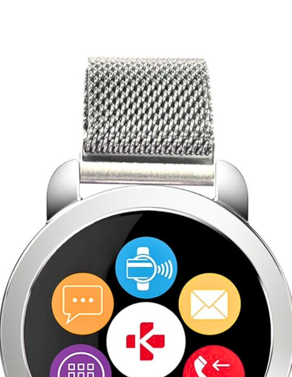 Foto 2 | Reloj Inteligente Zecircle 2 De Acero Inoxidable Mykronoz Color Plateado