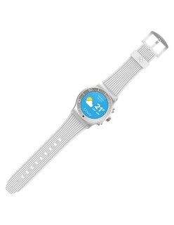 Foto 3 | Reloj Inteligente MyKronoz ZeSport Blanco Acero Inoxidable IP67 Resistente al Agua