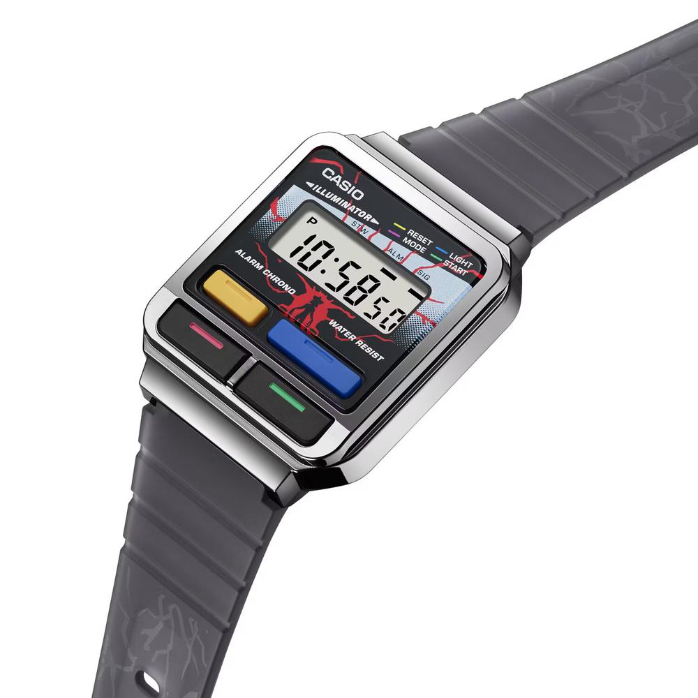 Foto 3 | Reloj Casio A120west-1acr Stranger Things-negro