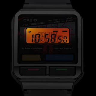 Foto 5 | Reloj Casio A120west-1acr Stranger Things-negro