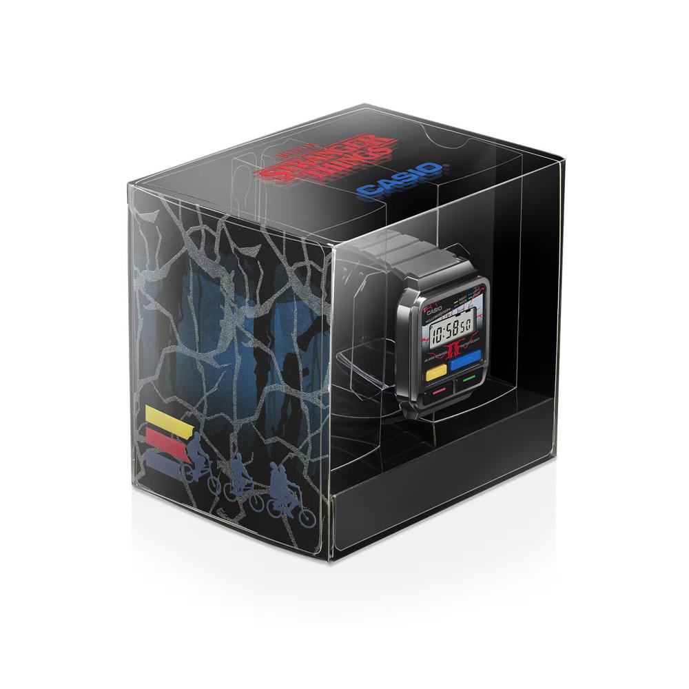 Foto 7 | Reloj Casio A120west-1acr Stranger Things-negro