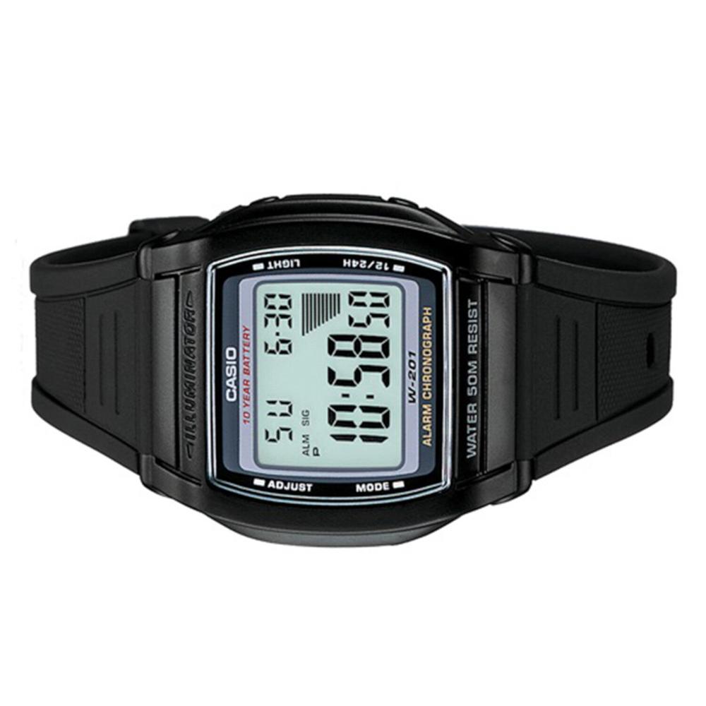 Foto 2 | Reloj Casio W-201-1avcf Illuminator Cronógrafo-negro