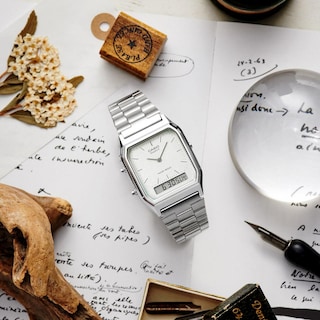 Foto 4 | Reloj Casio Aq-230a-7avt Vintage-acero