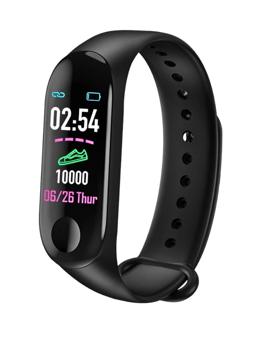 Foto 2 pulgar | Reloj Wristband Fitness Hai Unisex Negro