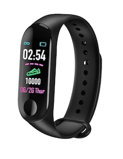 Foto 1 | Reloj Wristband Fitness Hai Unisex Negro