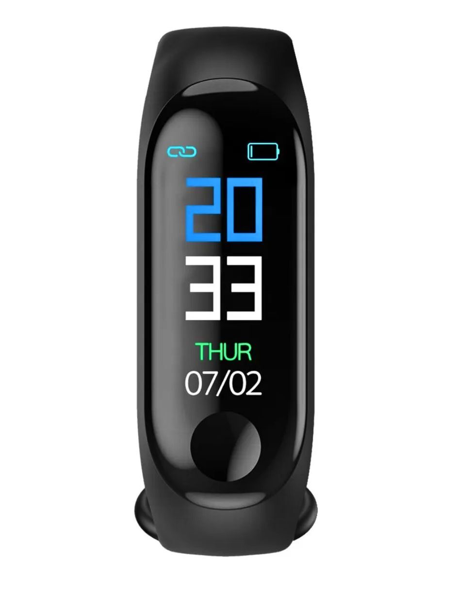 Foto 3 pulgar | Reloj Wristband Fitness Hai Unisex Negro