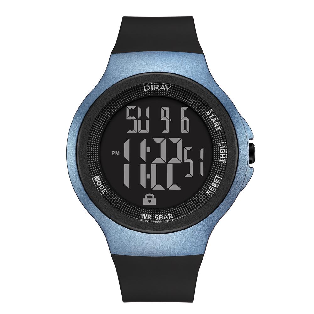Reloj De Pulsera Diray Para Hombre Dr24701-4 Color Azul