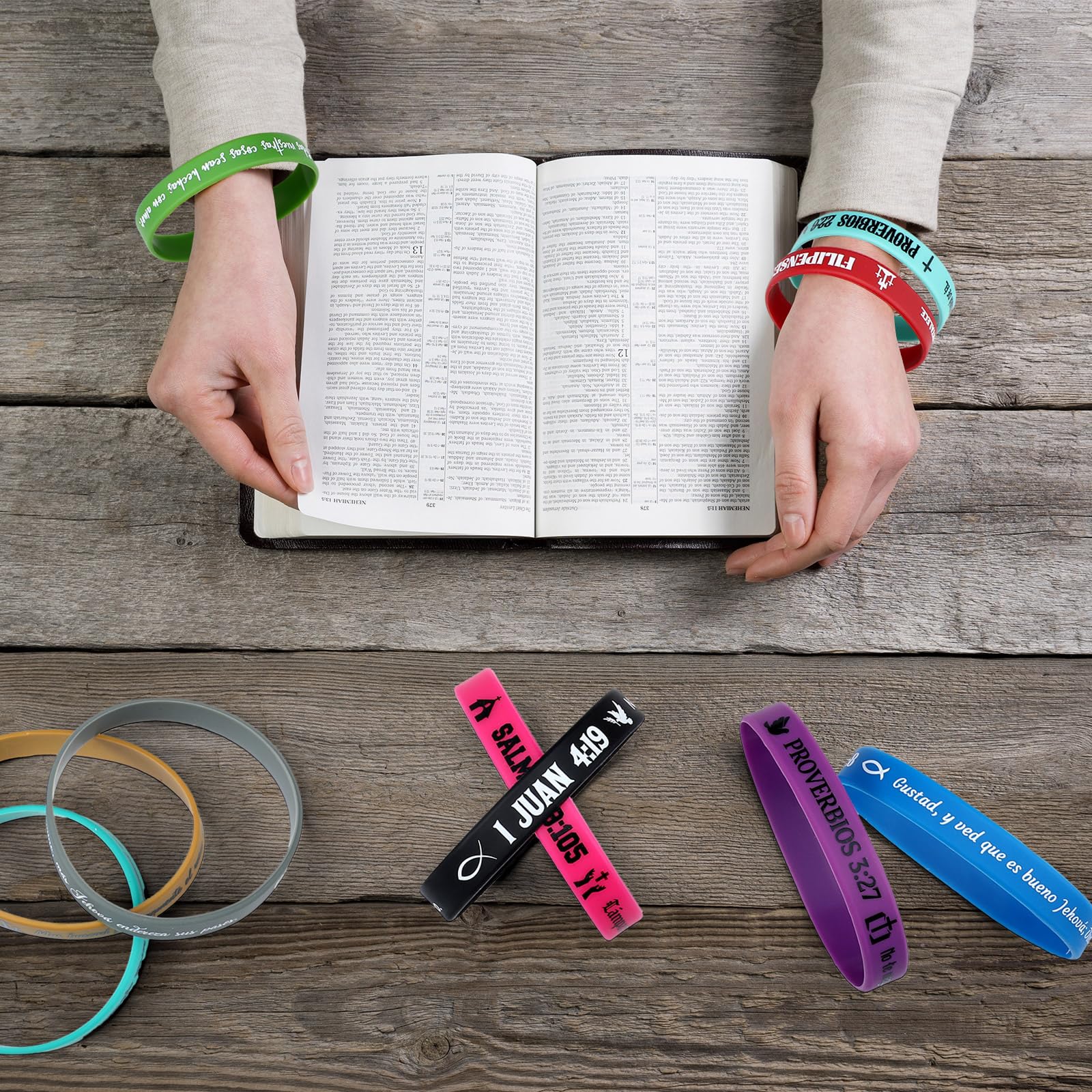 Foto 6 | Pulseras Skylety Spanish Christian 60 Unidades - Venta Internacional