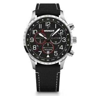Foto 1 | Attitude Chrono 44, Blk Dial, Blk Silicone Str