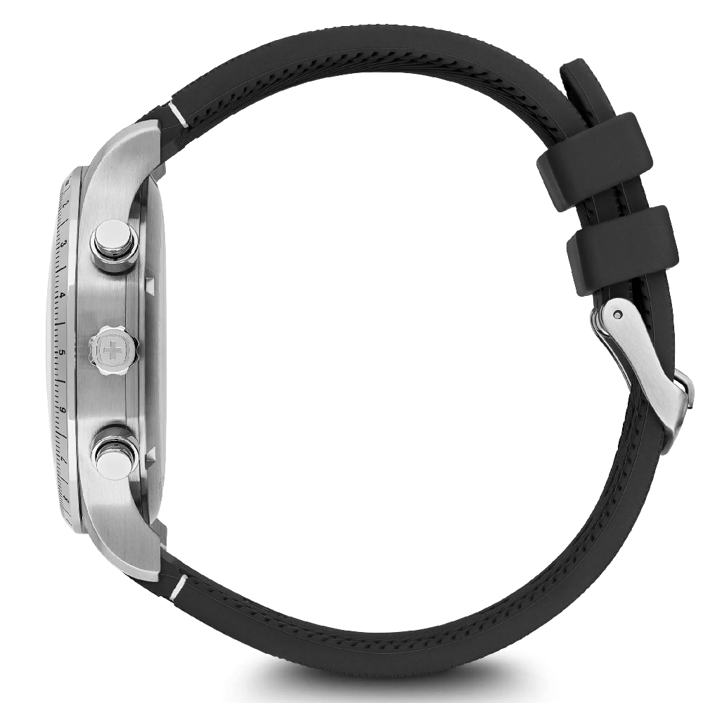 Foto 3 pulgar | Attitude Chrono 44, Blk Dial, Blk Silicone Str