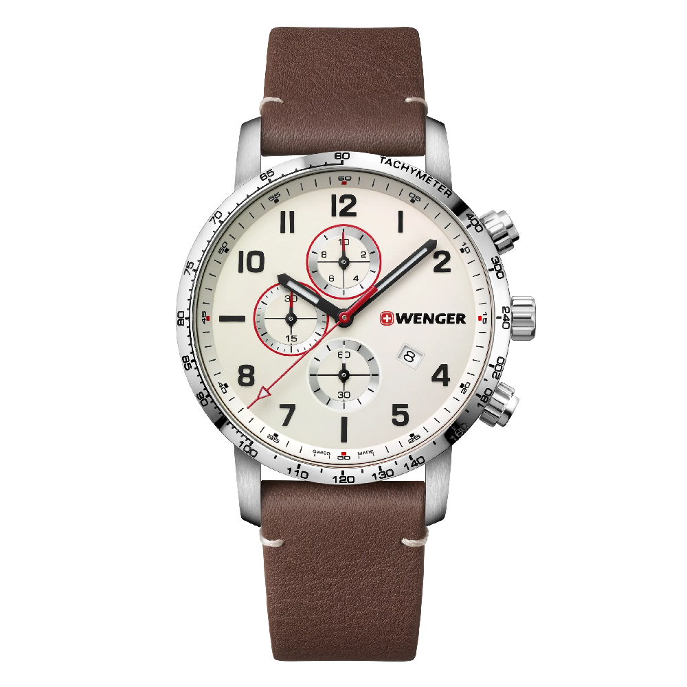 Reloj Wenger Attitude Chrono Ø44 Off-white Dial
