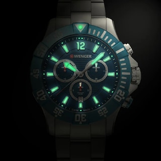 Foto 4 | Reloj Wenger Seaforce Chrono Ø43 Blue Dial