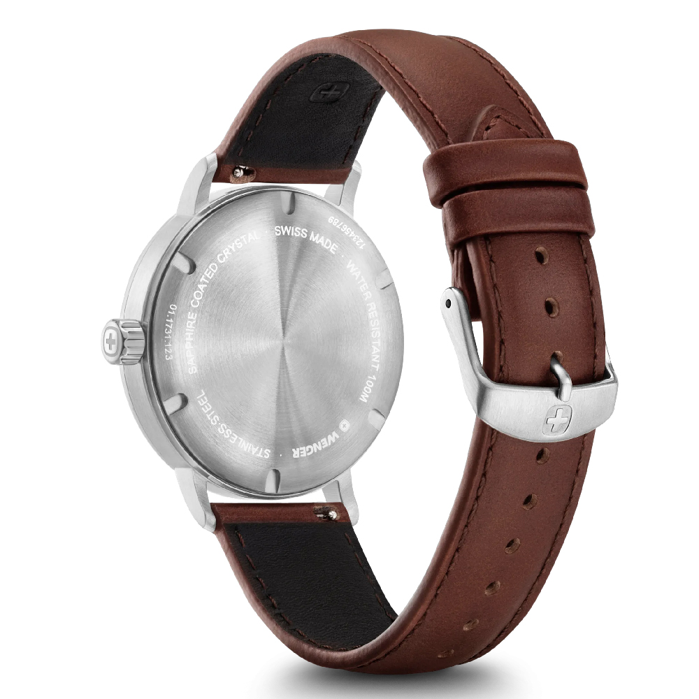 Foto 4 pulgar | Urban Classic Ø40, Blue Dial, Brown Leather Strap - W