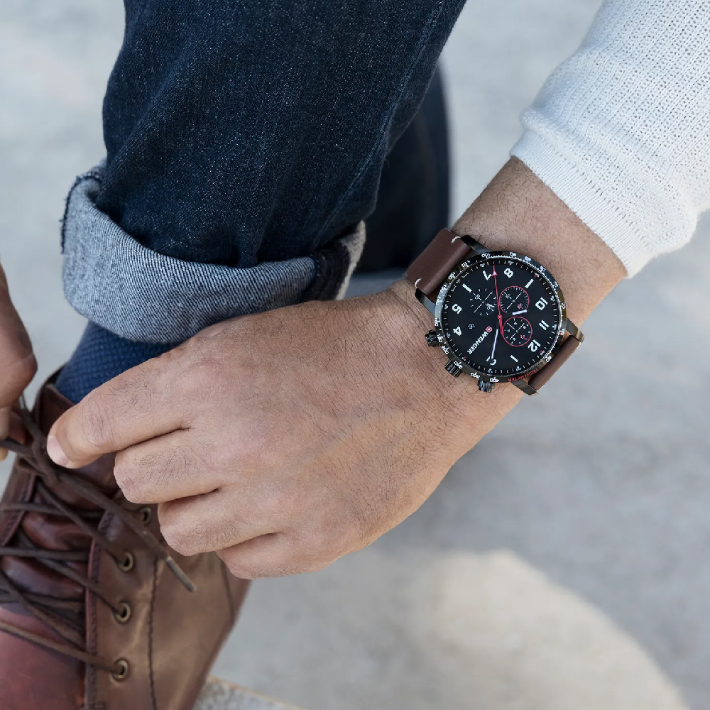 Foto 4 pulgar | Reloj Wenger Unisex Attitude Chrono Café