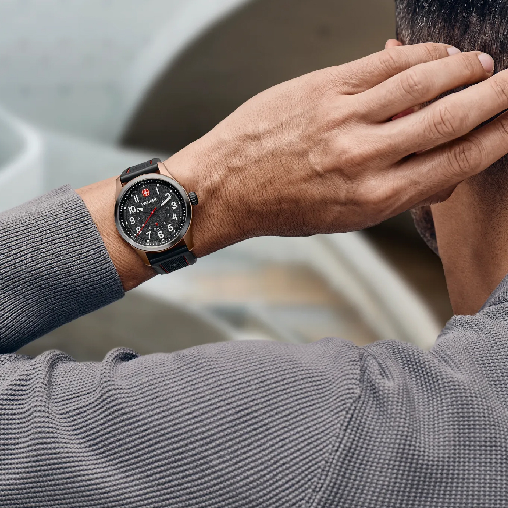 Foto 4 pulgar | Reloj Wenger Terragraph 43 Negro