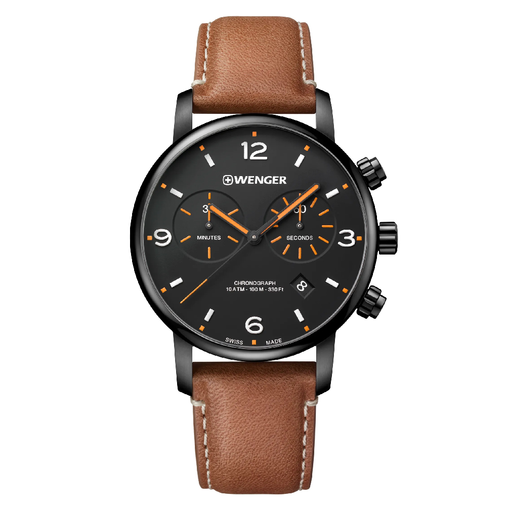 Reloj Wenger Unisex Urban Metropolitan Chrono Café
