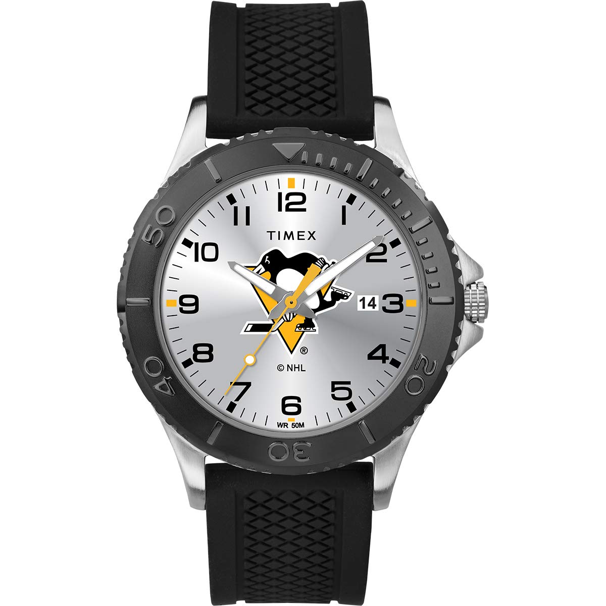Foto 2 pulgar | Mira Timex Nhl Gamer Pittsburgh Penguins Para Hombre - Venta Internacional.